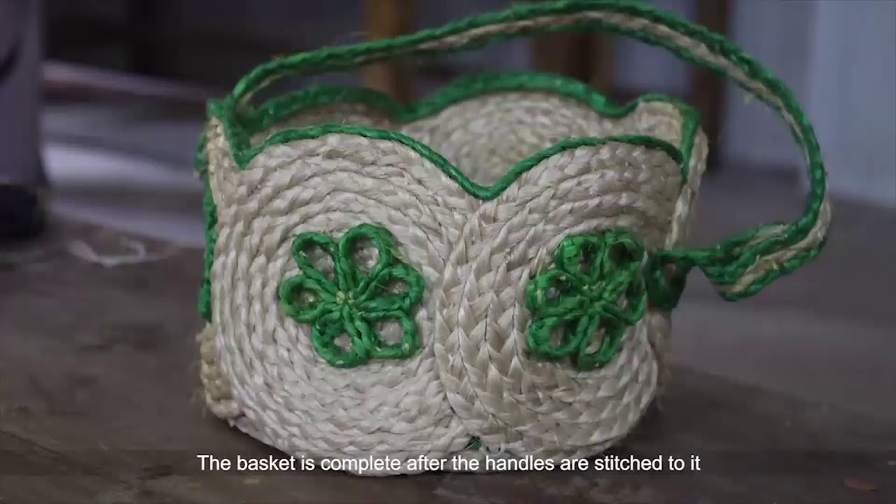 Banana Fiber Craft - Kanyakumari, Tamilnadu #bananafiber #sustainabletextiles #ecofriendlyproducts