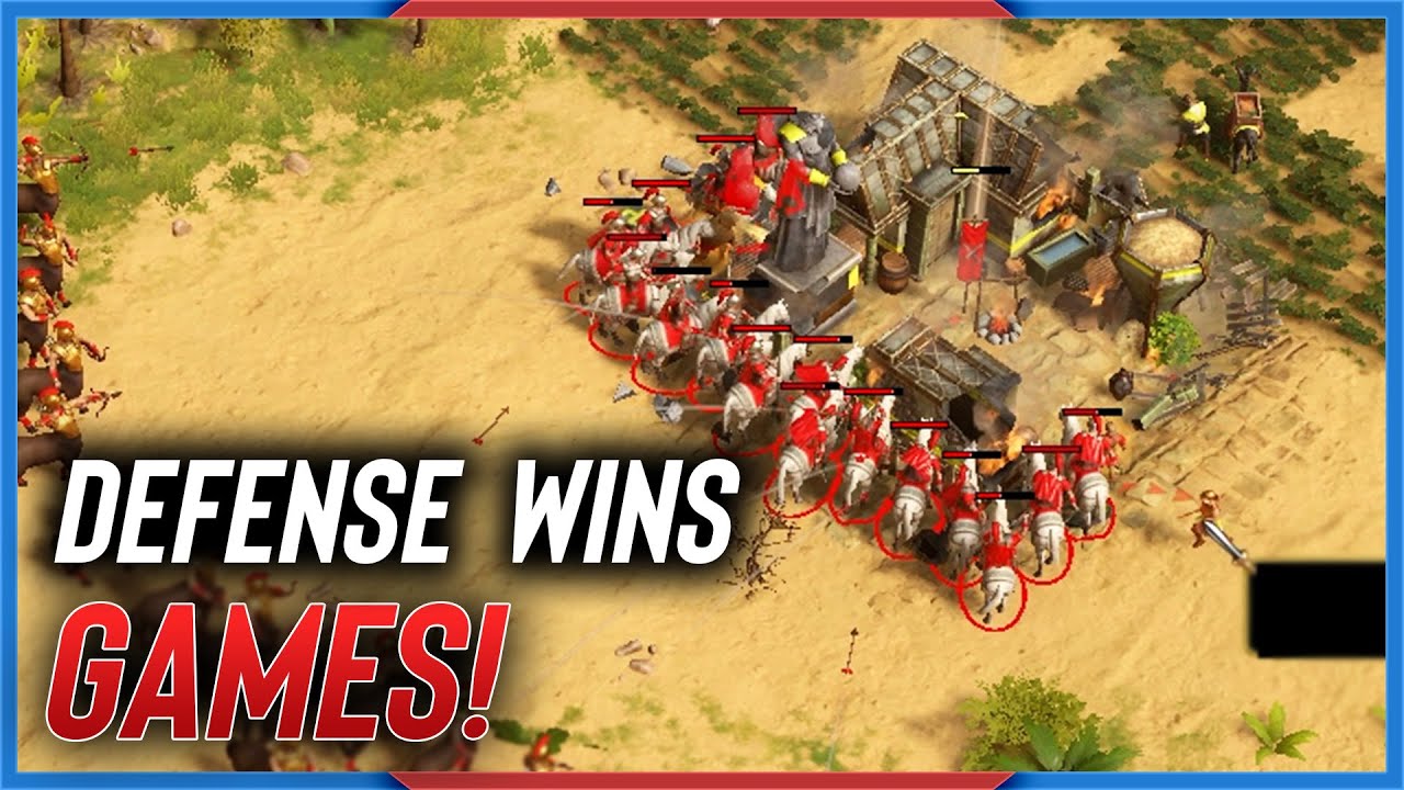 DEFENSE is how you win games in Age of Mythology Retold!