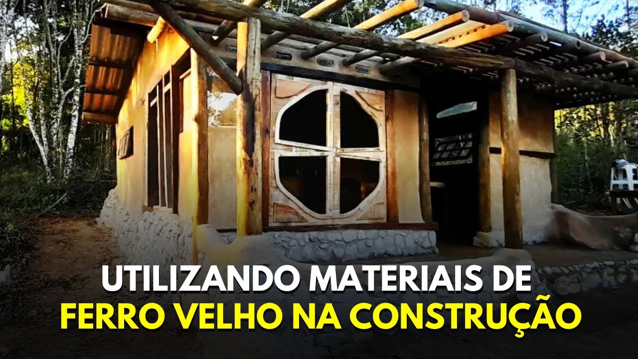COMO CONSTRUIR UMA CASA USANDO MATERIAIS GARIMPADOS COM PAULO SALONI