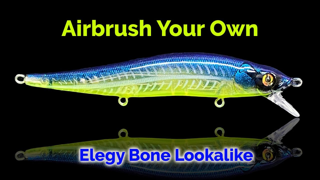 Airbrush your Own Elegy Bone Lookalike - Painting your own Lures for Personal Use Only
