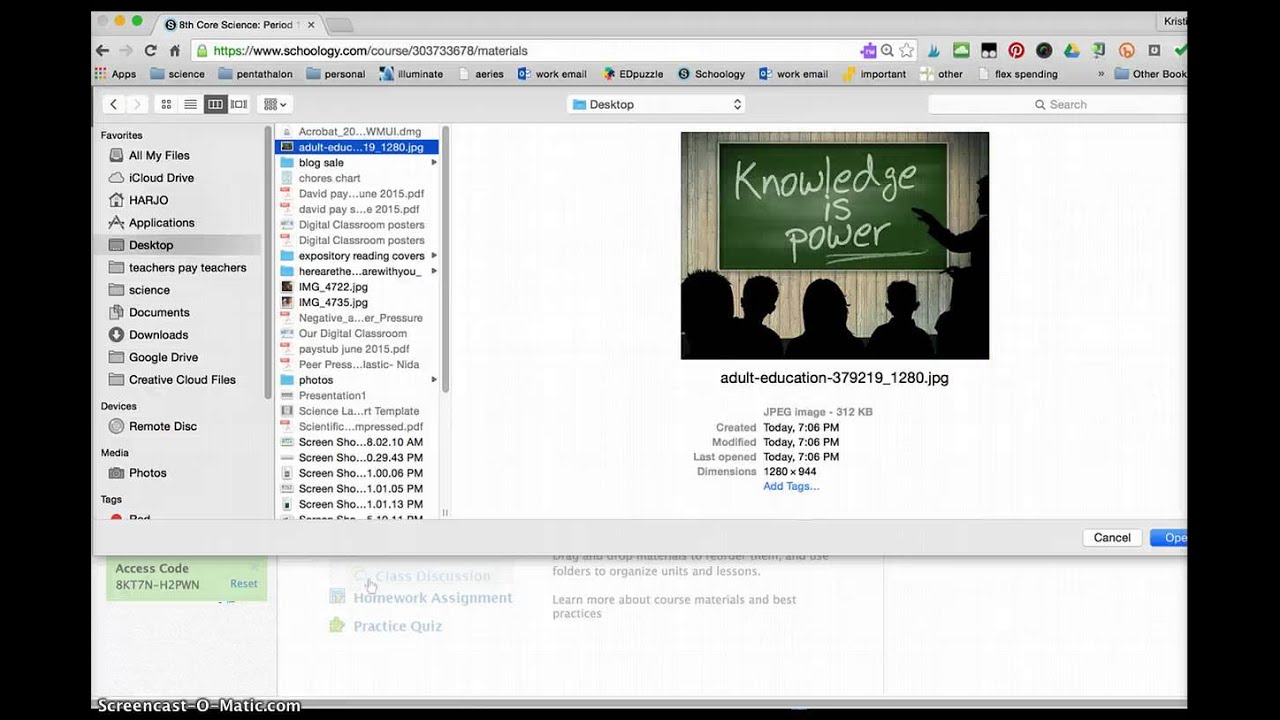 schoology set up tutorial