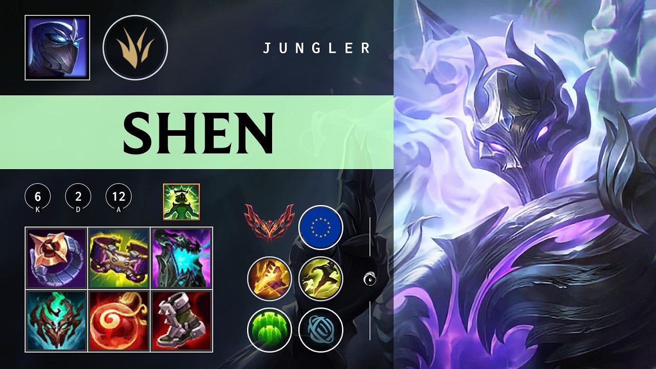 Shen Jungle vs Talon - EUW Grandmaster Patch 26.04