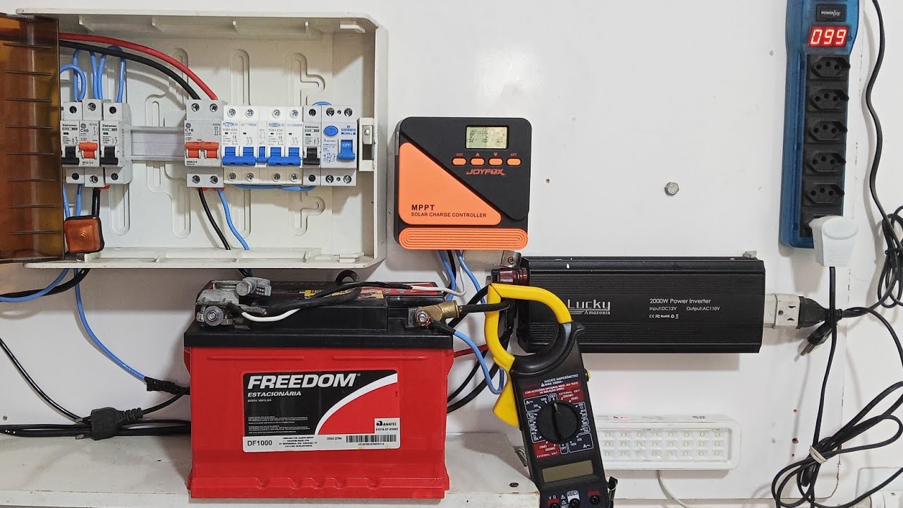 Kit Off GRID com controlador de carga MPPT Total diferença , liga a casa toda. Video 6