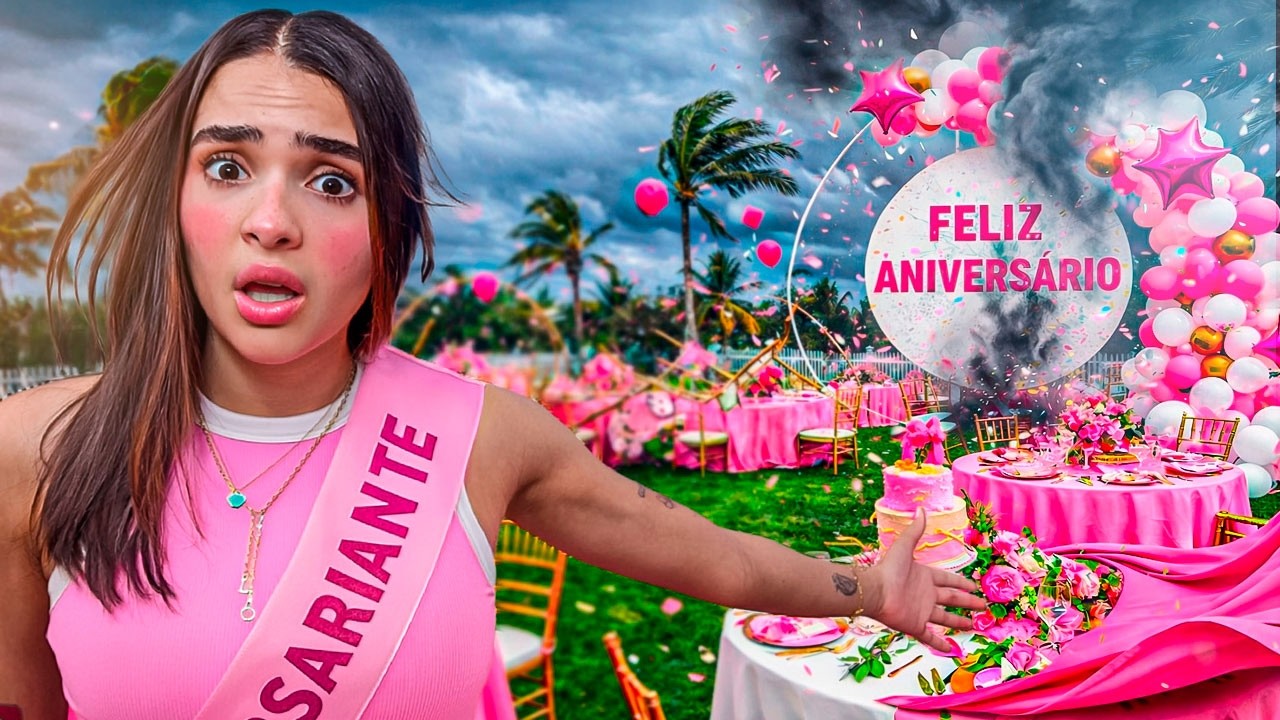 UM ESTRANHO DESTRUIU MINHA FESTA DE ANIVERSÁRIO...