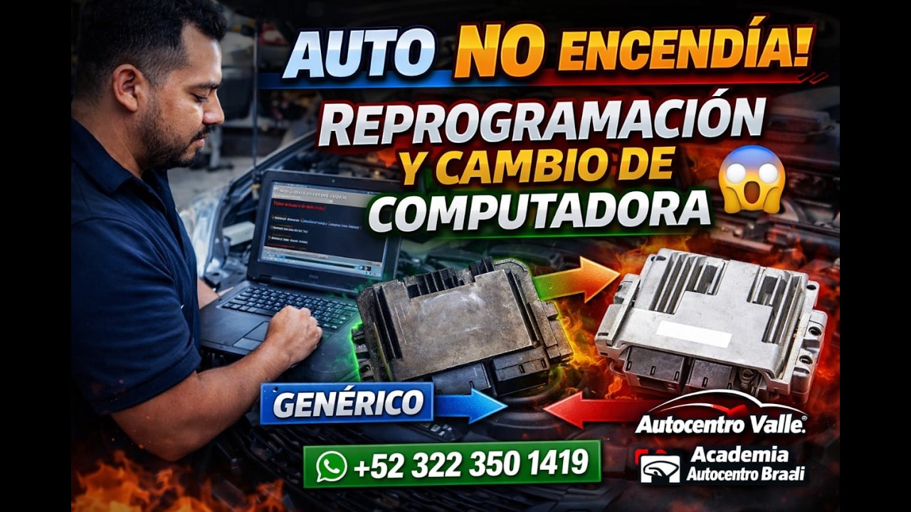 Auto NO encend&iacute;a! 😱 Reprogramaci&oacute;n y cambio de computadora paso a paso