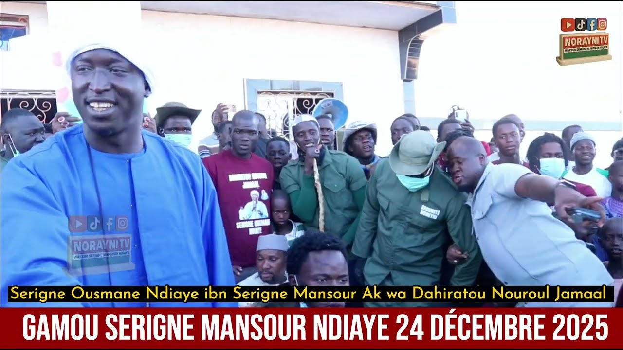 p1:Serigne Ousmane Ndiaye ibn Serigne Mansour ndiaye ak wa Dahiratou Nouroul Jamaal 24 décembre 2025