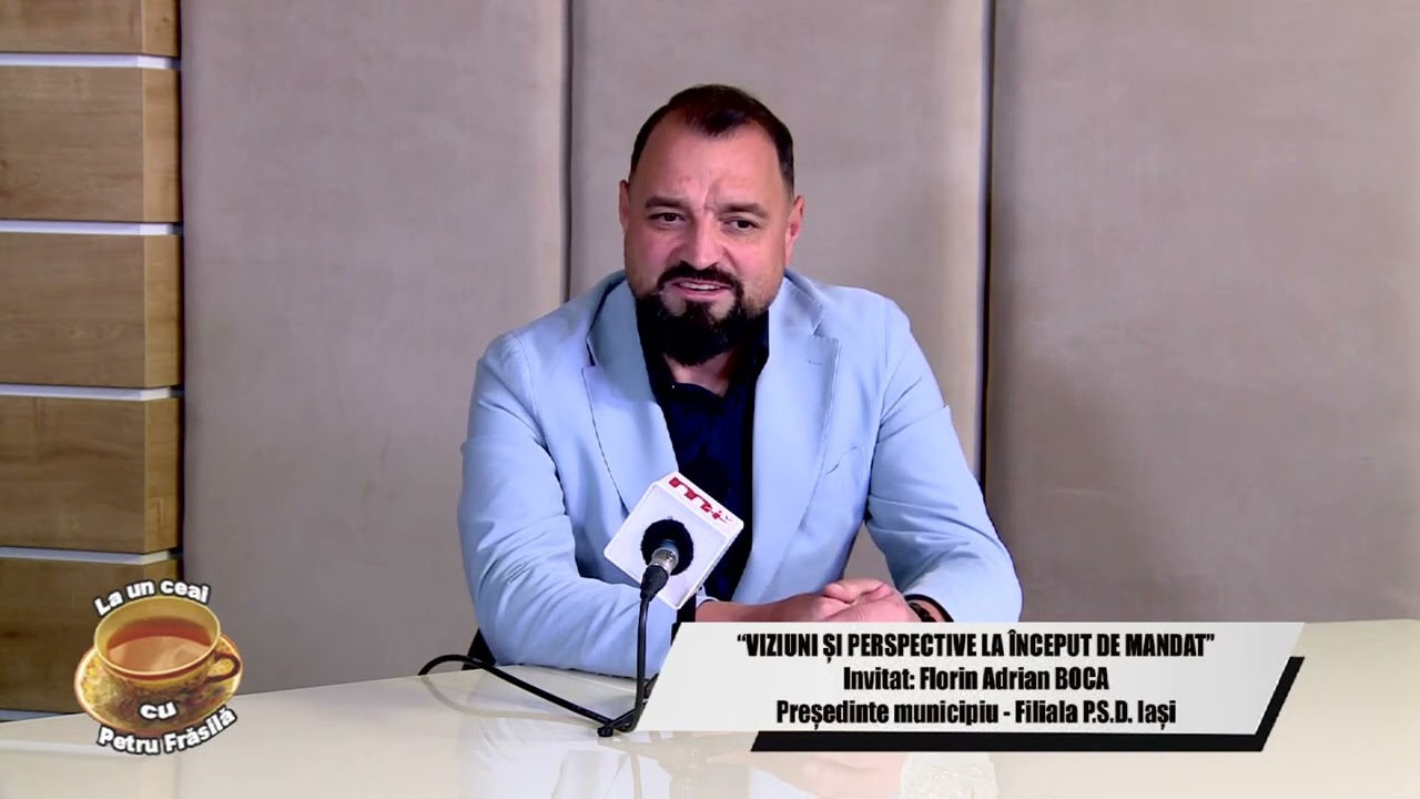 LA UN CEAI CU PETRU FRĂSILĂ - FLORIN ADRIAN BOCA - P.S.D. IAȘI - 13.03.2026