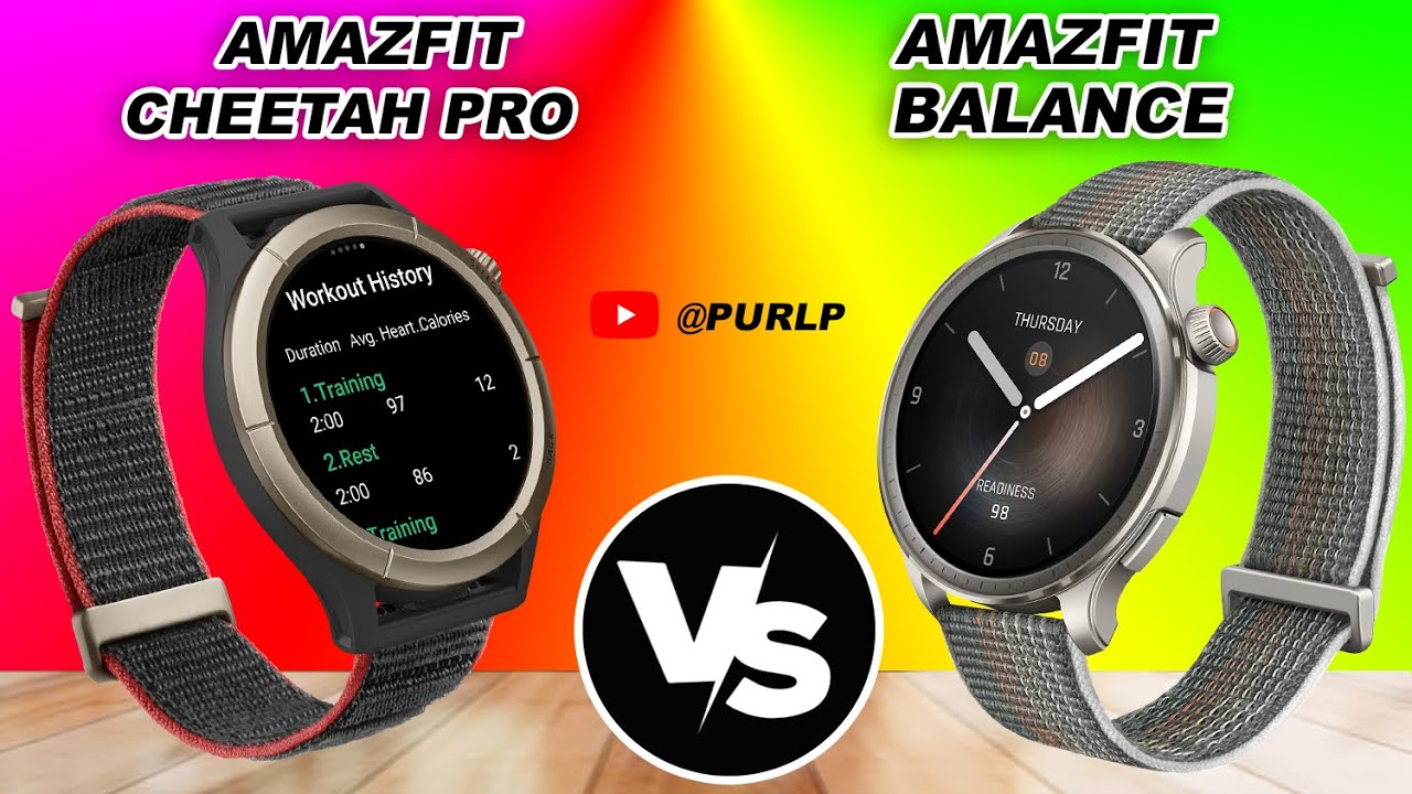 Amazfit Cheetah Pro vs Amazfit Balance - Specs Comparison