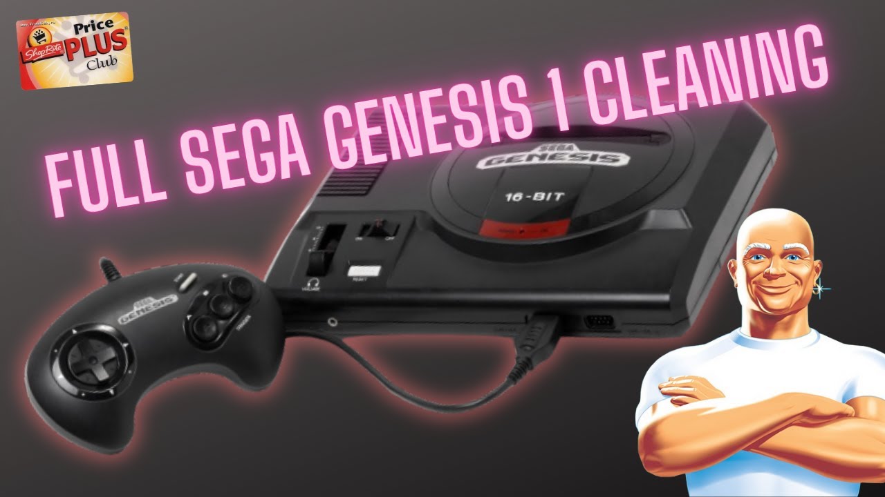 FULL Clean on a Sega Genesis Model 1 A!