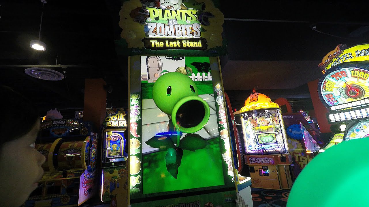 Plants Vs. Zombies The Last Stand Ticket Redemption Arcade Gameplay Competition