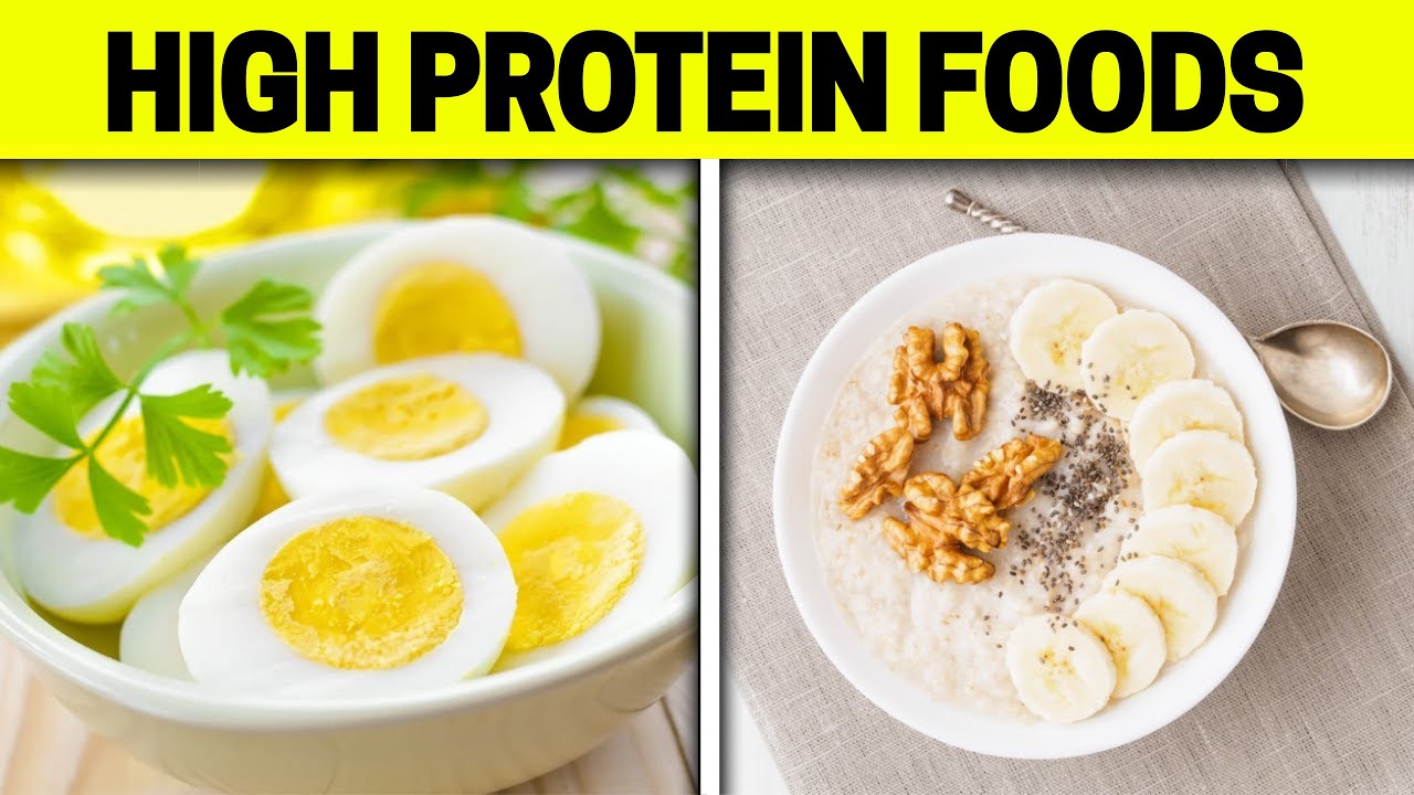 15 High Protein Foods to Build Muscle Fast!