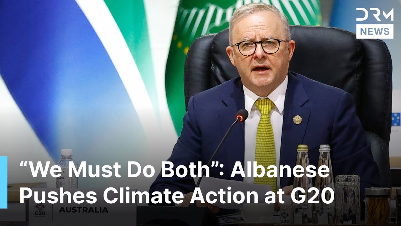 Australian PM Albanese Delivers Powerful Speech at G20 Summit in South Africa | AC1G