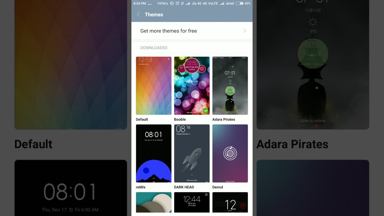 Xiaomi Redmi Note 3 Themes (2016)