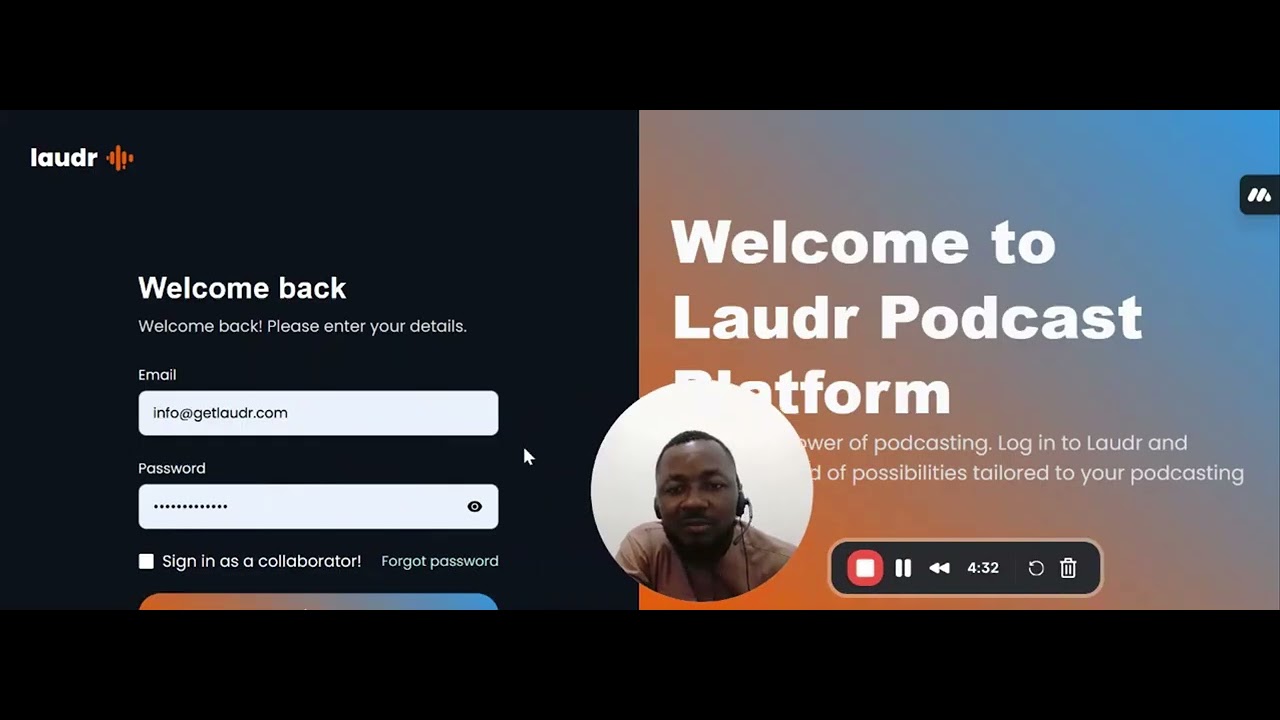 How to get started with Laudr