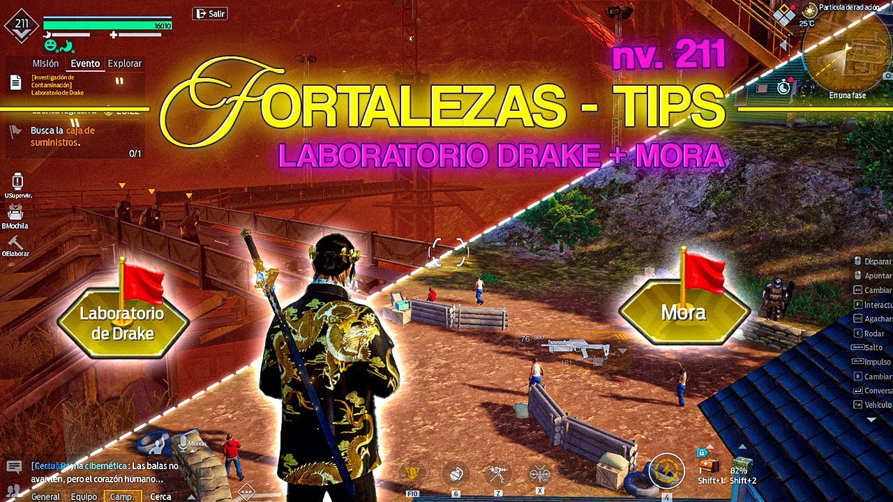 Laboratorio de Drake + Mora 🔍 Undawn fortalezas guía | nv. 211