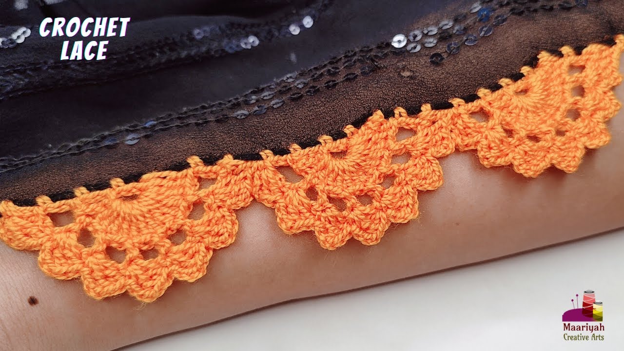 Crochet Edging in Simple Steps | Qureshia Design - 487