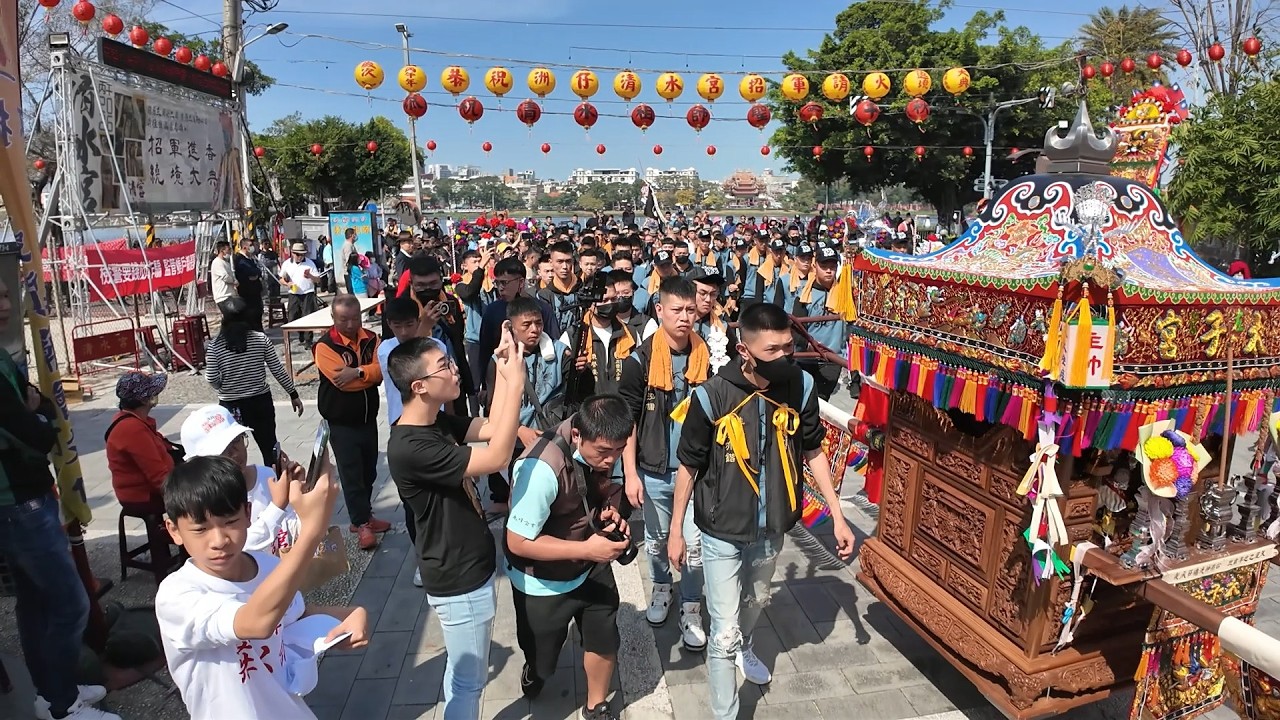 過年前最大科！交陪境裝備精銳盡出！擠爆左營大街小巷！「左營太子宮」慶成入火安座平安遶境大典
