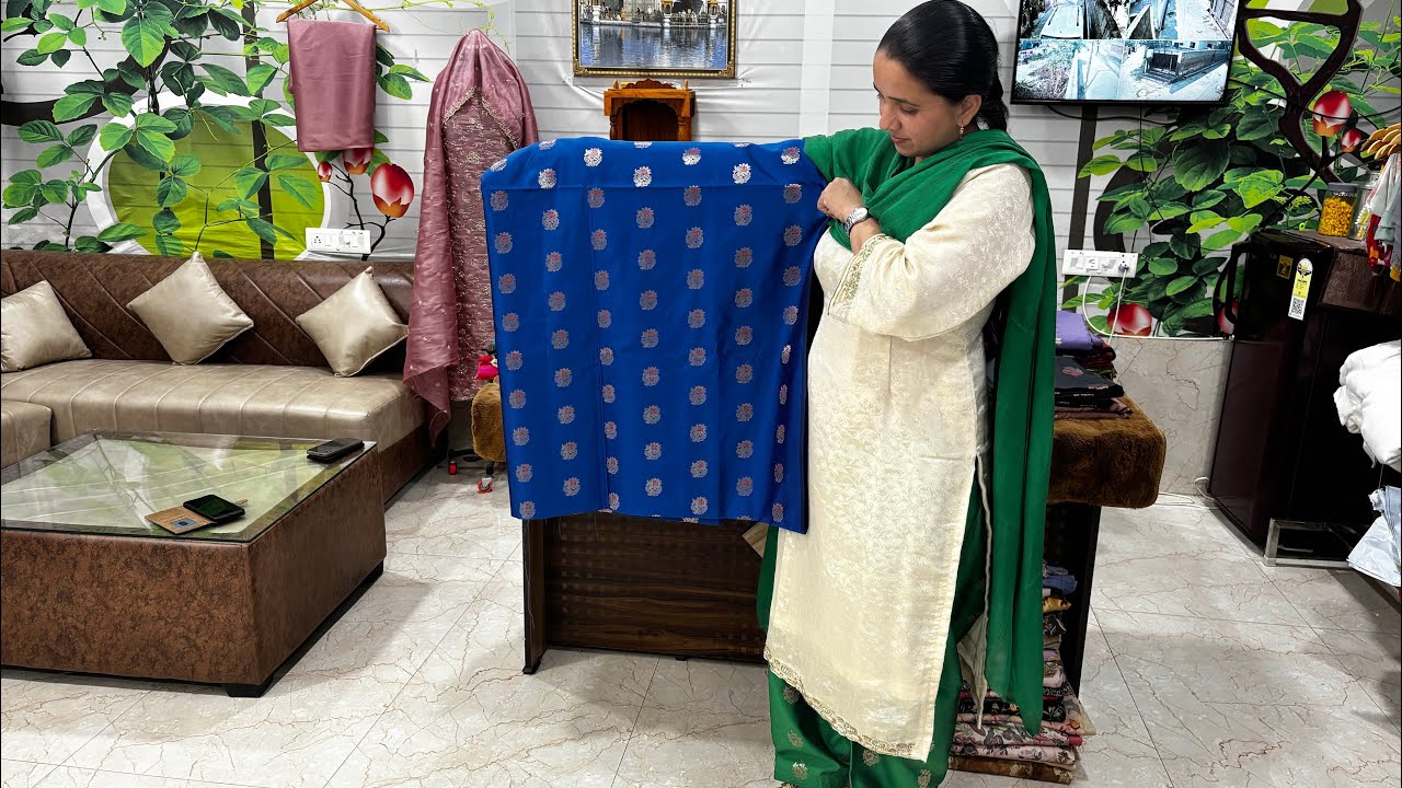 Matching Suit & Allover Suit / Banarasi Silk Suit / Sale On Discount 