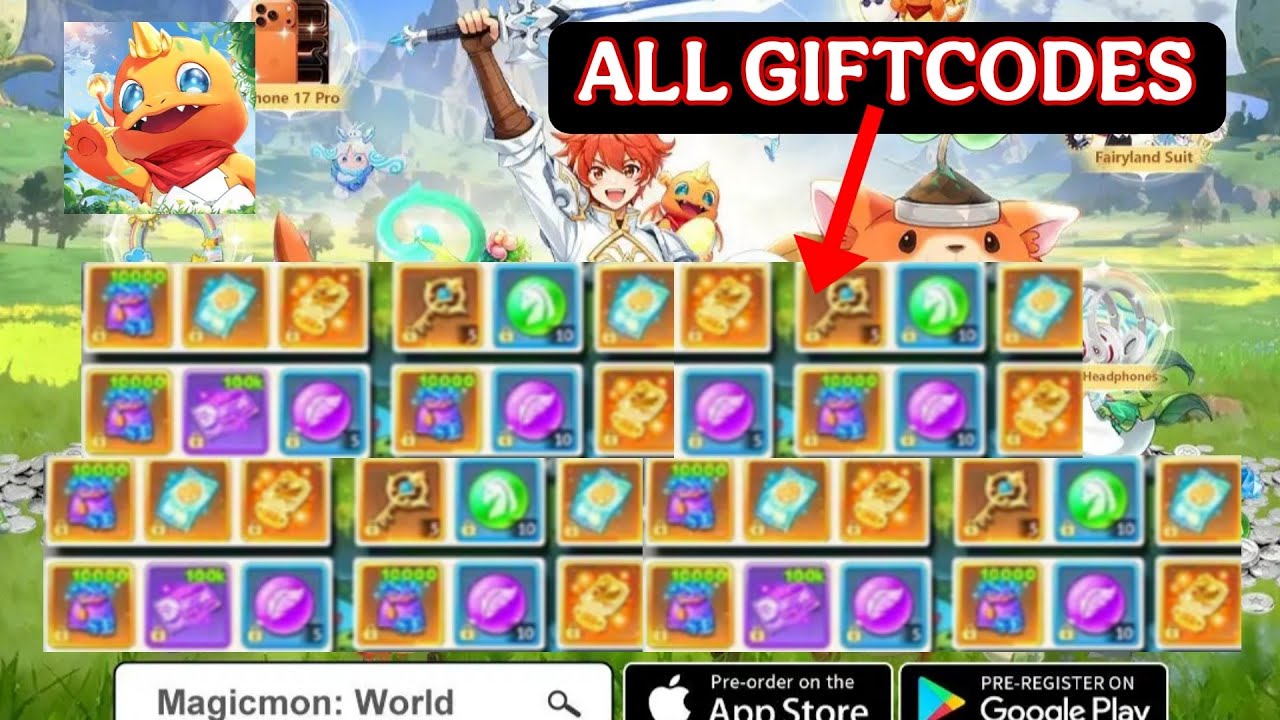 Magicmon World Global | All 19 Giftcodes + How to Redeem | Magicmon World & 19 Working Codes
