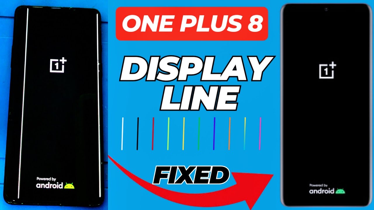 How To Fix Screen Line Problem | OnePlus 8 Vertical Screen Line Problem Solution | All in One