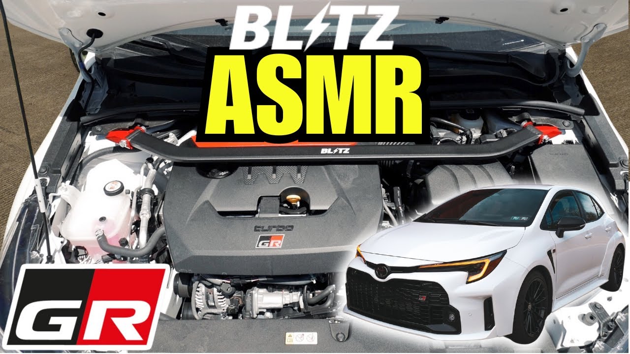 How To Install a Blitz Strut Bar on a GR Corolla ( ASMR )