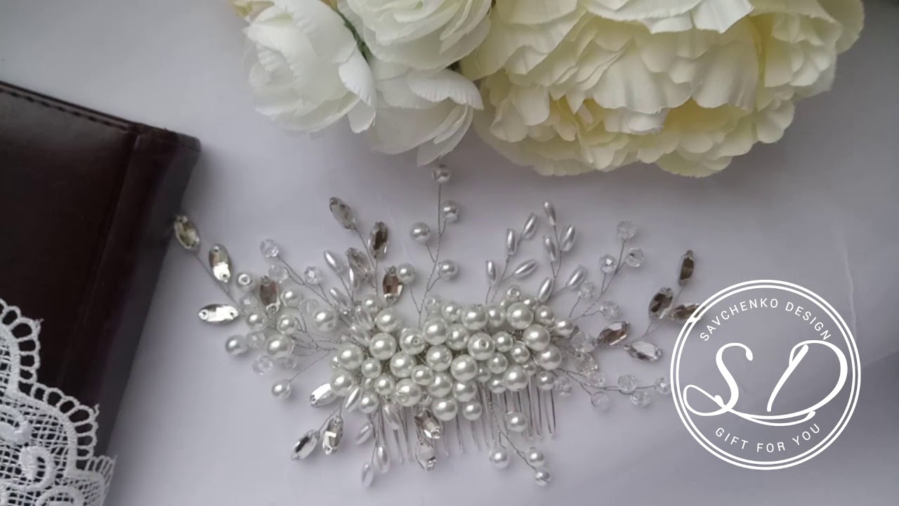Wedding hair comb Bridesmaids gifts idea Dramatic Swarovski Crystal Hair Comb