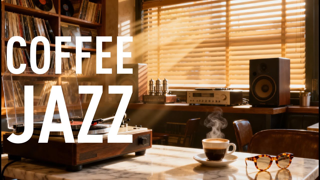 ☕ Soft Jazz for Deep Work ｜ Cozy Workspace Ambience ✨｜Work • Study • Create
