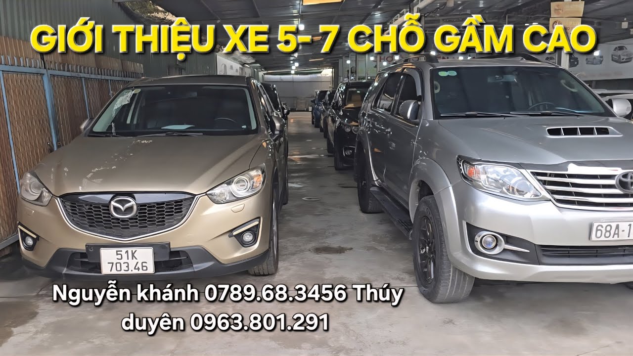GIỚI THIỆU XE 5 - 7 CHỖ GẦM CAO- SỐ SÀN TỰ ĐỘNG - GIA XE CUỐI NĂM 
