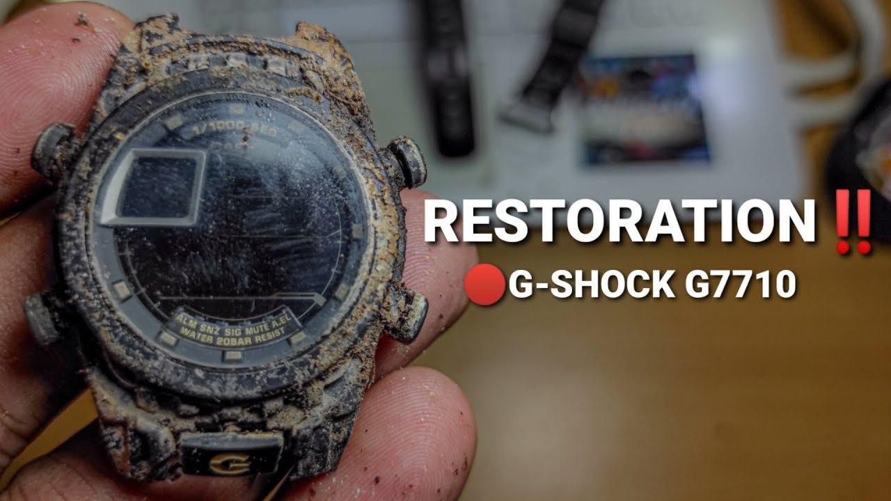 CASIO G-SHOCK G-7710 Restoration!!!