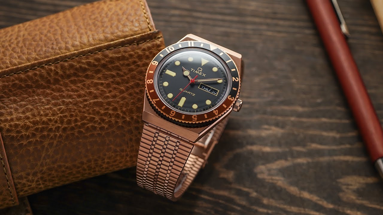 A Root Beer Bezel on a Budget - Timex Q Root Beer Review
