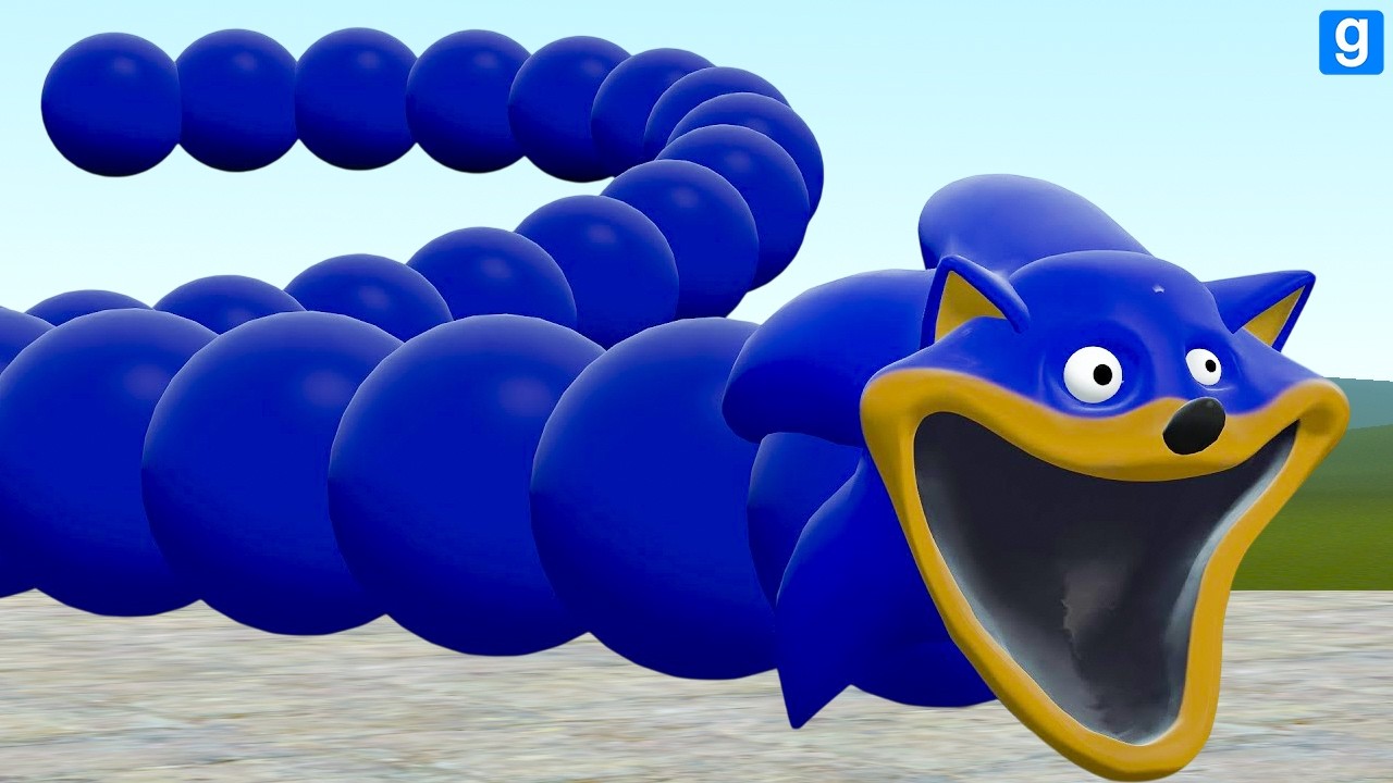 I MADE NEW ROBLOX HUNGRY SONIC WORM In Garry's Mod!