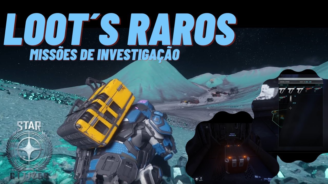 Star Citizen - Missão de investigação, loot´s RAROS!