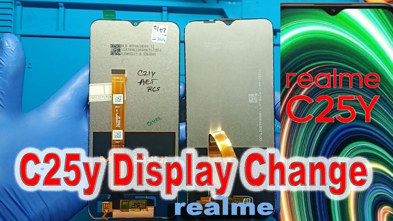 realme  c25y Cracked Display Screen Replace | Realme C25y Lcd Replacement | C25y Display Change
