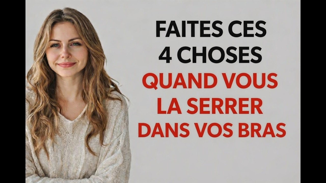 Faites Ces 4 Choses Quand Vous Faites un Câlin à une Femme Pour Qu'Elle Vous Désire Plus