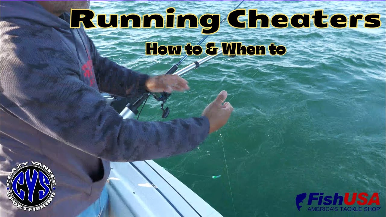 How to fish Cheater Lines for Great Lakes Salmon and Trout Fishing