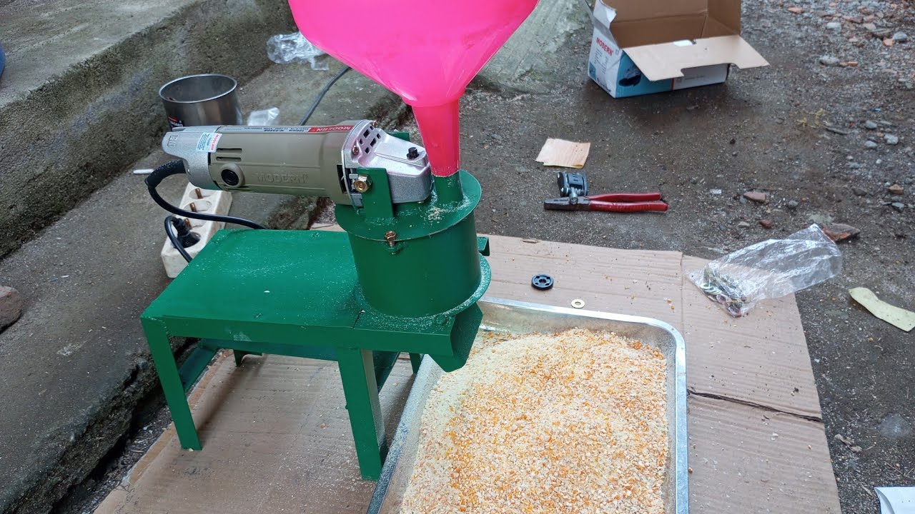 Rekomendasi mesin giling sekam jagung dll, baru selesai bikin yg pesen udah pada ngantri