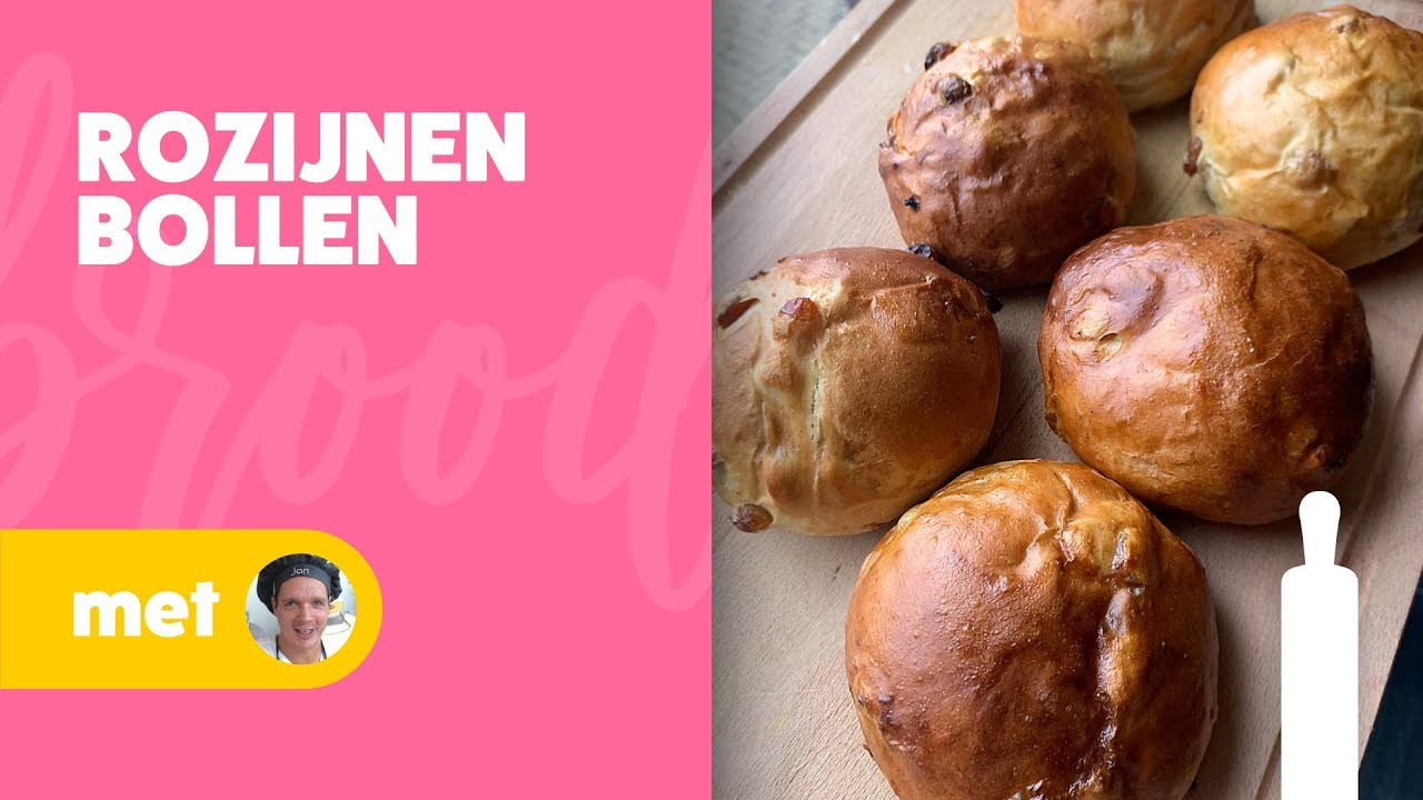 THUIS VS BAKKERIJ: LUCHTIGE ROZIJNENBOLLEN - Bakflix #16