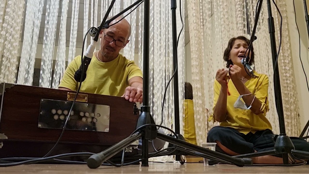Govinda Damodara Madhaveti and Hare Krishna Maha Mantra by Surya and Bimal | Bishkek, Kyrgyzstan.