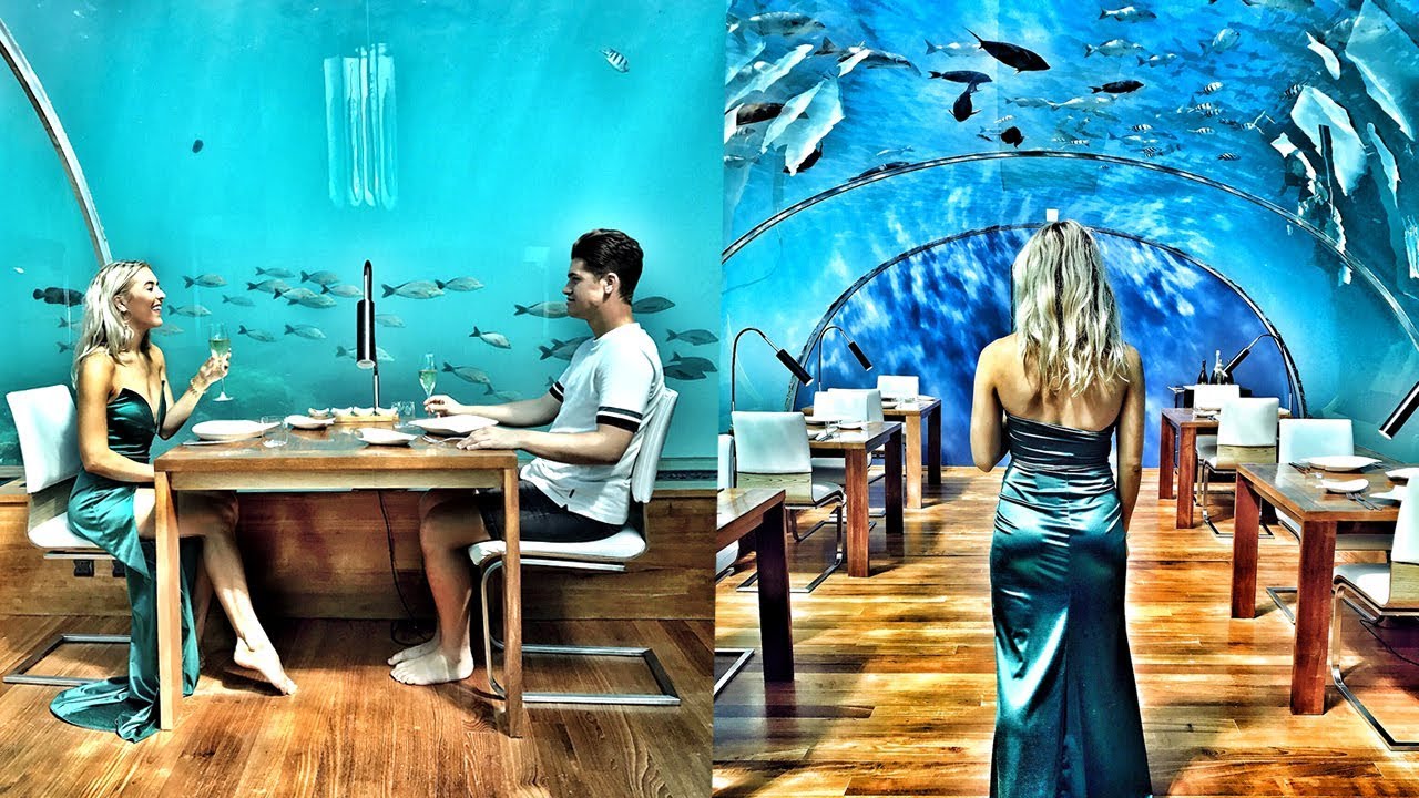 MALDIVES TRAVEL VLOG + UNDERWATER RESTAURANT - CONRAD MALDIVES RANGALI ISLAND RESORT HOTEL