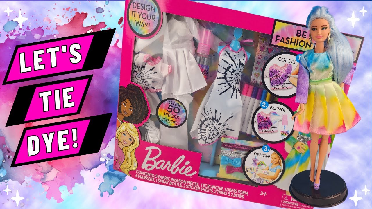 How well does this work? Tie Dying Barbie Clothes!
