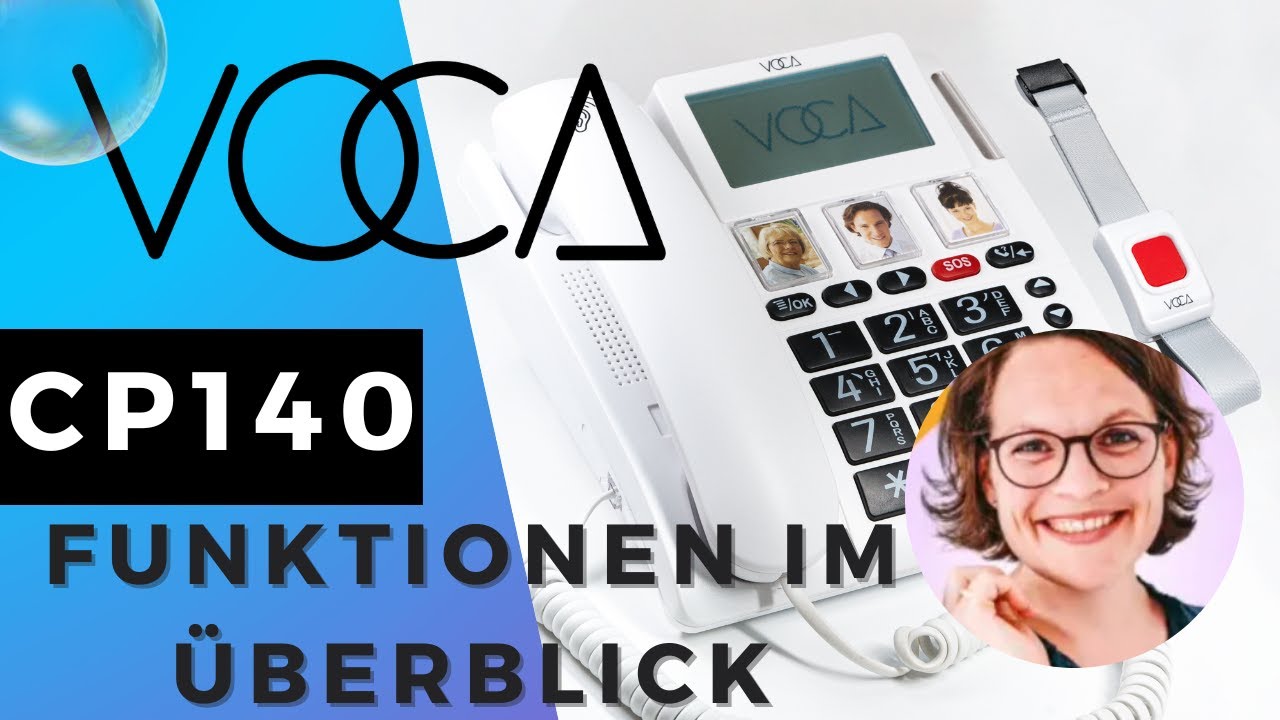 VOCA CP140 - Das beste Gro&szlig;tastentelefon f&uuml;r Senioren - 4G Wireless Home Telefon