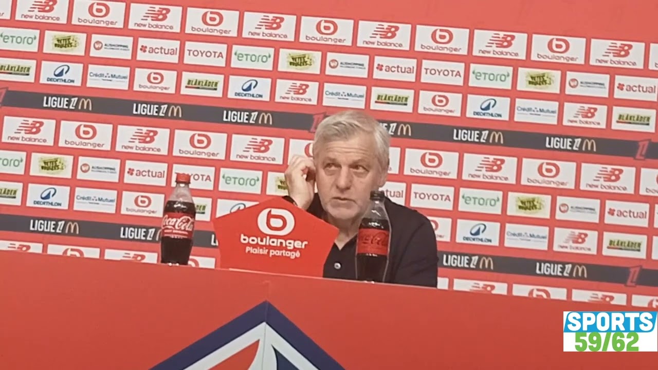 Football Bruno Genesio après LOSC-Lorient: 