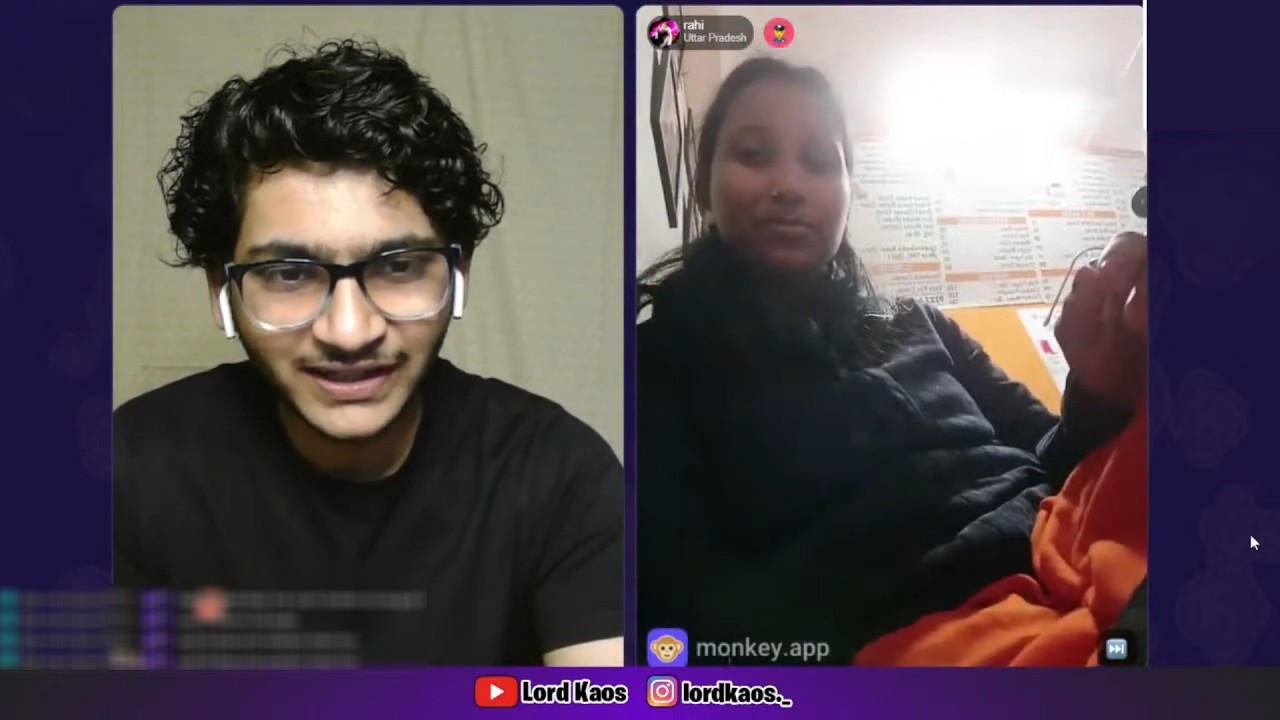 NAUGHTY TALK WITH 👀 BENGALI BHABHI ON MONKEY APP LIVE VIDEO 💥 LORD KAOS 💥