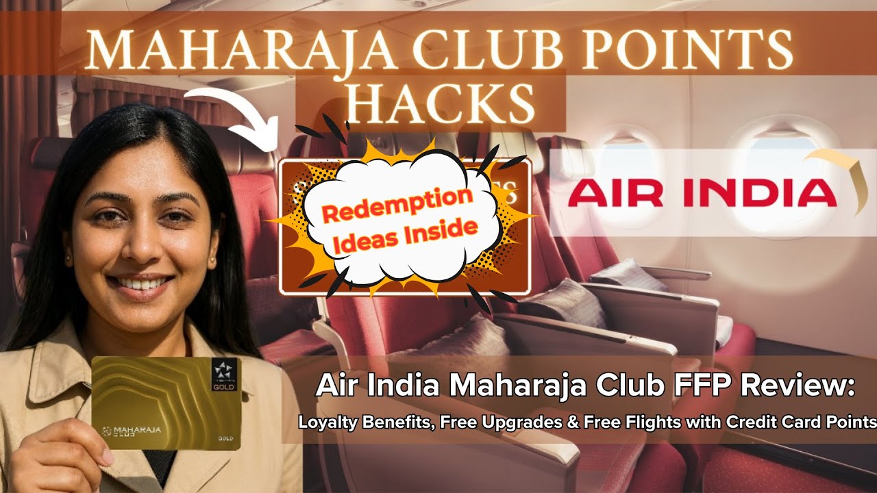 Get ₹1.3 per Point! Air India Maharaja Club Best Redemption Hacks (Part 2) ✈️💰