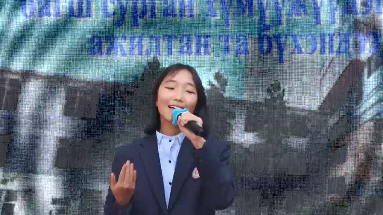 School-year opening speech by Bulgantamir Ganbat