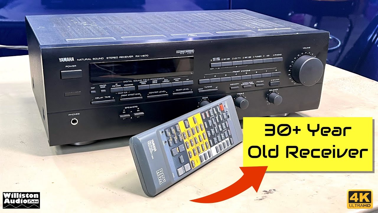 1993 Yamaha RX-V670 Home Theater Receiver Review and Amp Dyno Test
