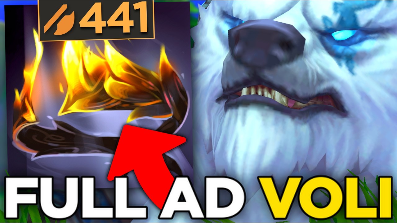 Full AD Volibear robi kompletne 1v9 w League of Legends