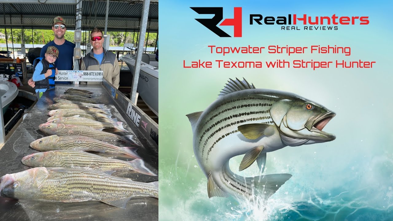 Topwater Striper Fishing Tips at Lake Texoma | Striper Hunter Adventure