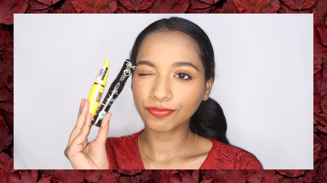 BEST Mascara in INDIA?!? Maybelline Colossal vs. Essence Lash Princess?!