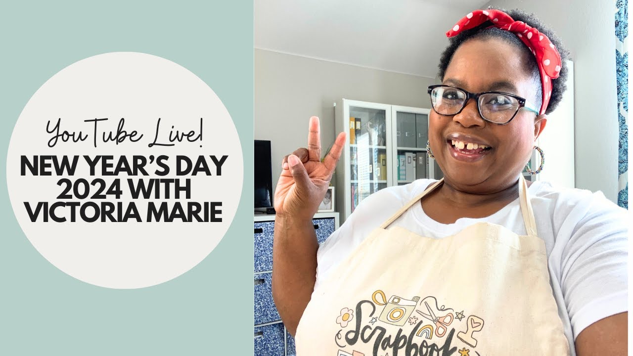LIVE! Welcome Back!  NYE 2024 |  Life Update, Scrapbook Project, & Year of the Freeze Challenge!